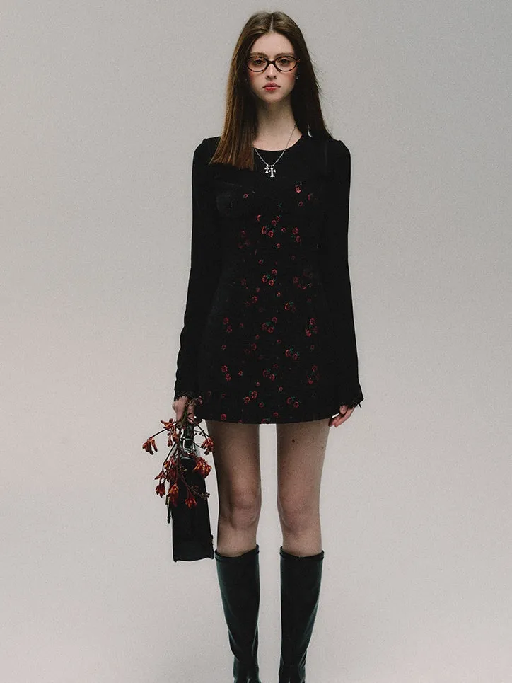 Flower Short Slip Dress