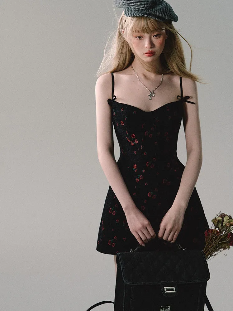 Flower Short Slip Dress