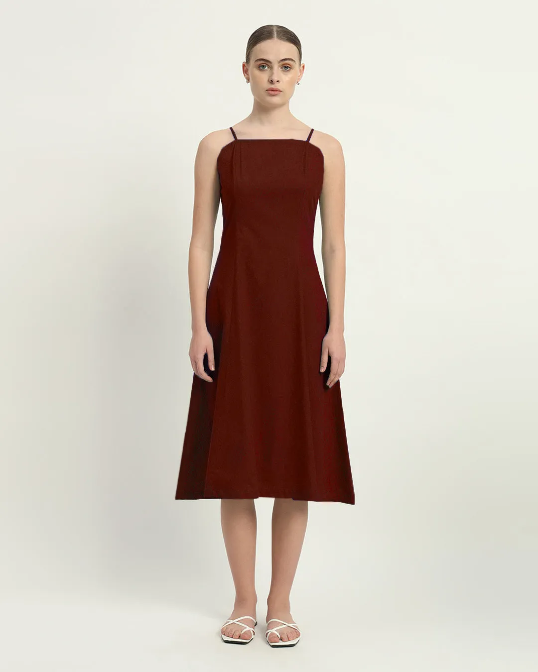 The Valatie Rouge Cotton Dress
