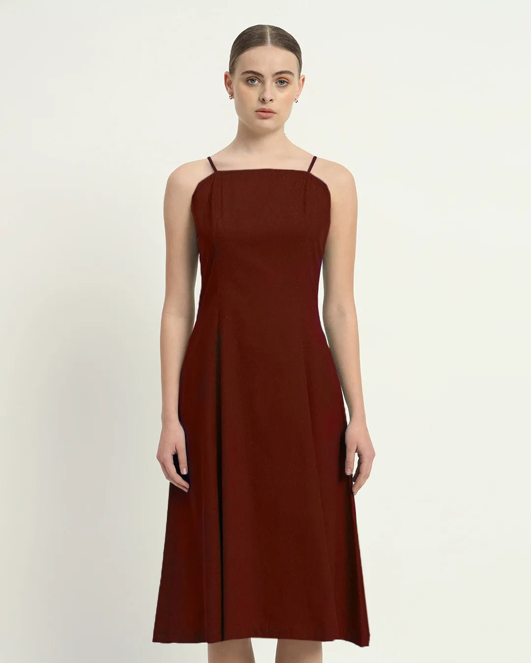 The Valatie Rouge Cotton Dress