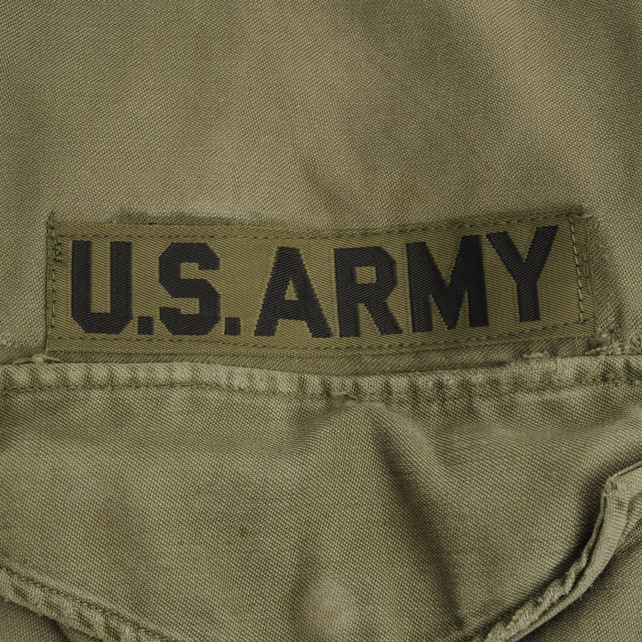 VINTAGE US ARMY M51 FIELD JACKET W PATCH 1963 VIETNAM WAR SIZE SMALL REGULAR