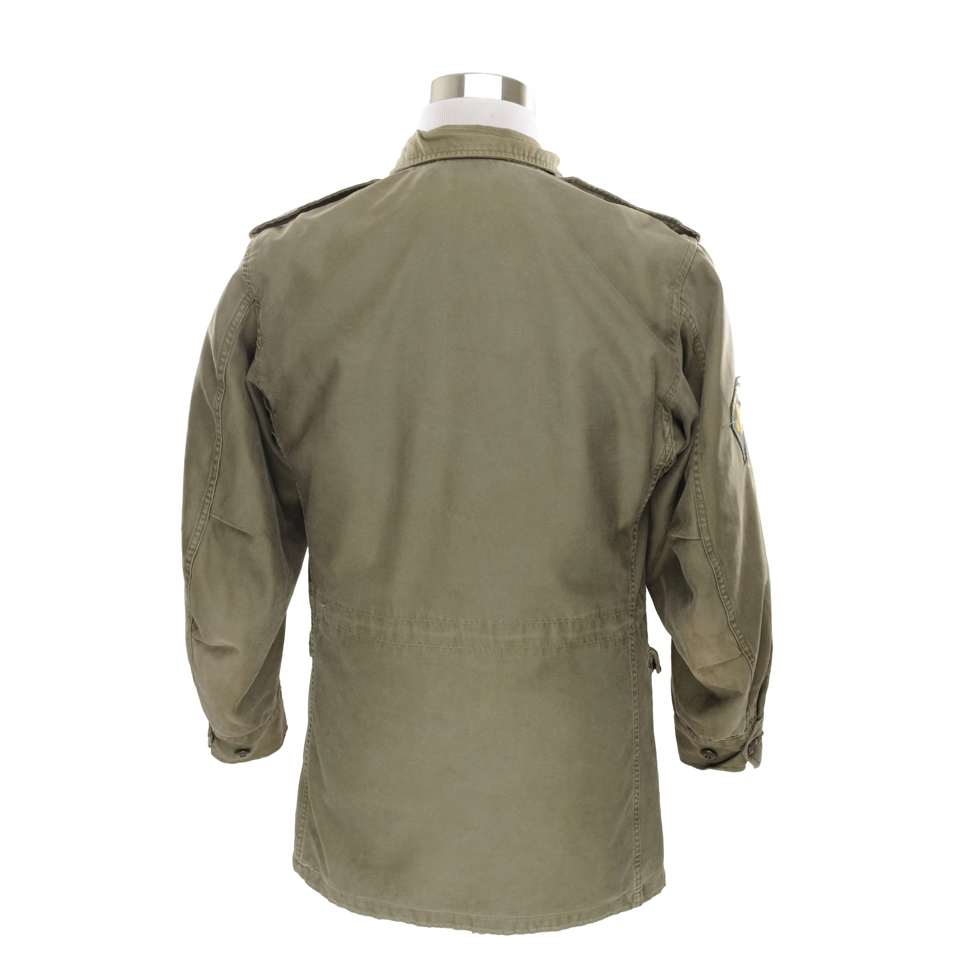 VINTAGE US ARMY M51 FIELD JACKET W PATCH 1963 VIETNAM WAR SIZE SMALL REGULAR