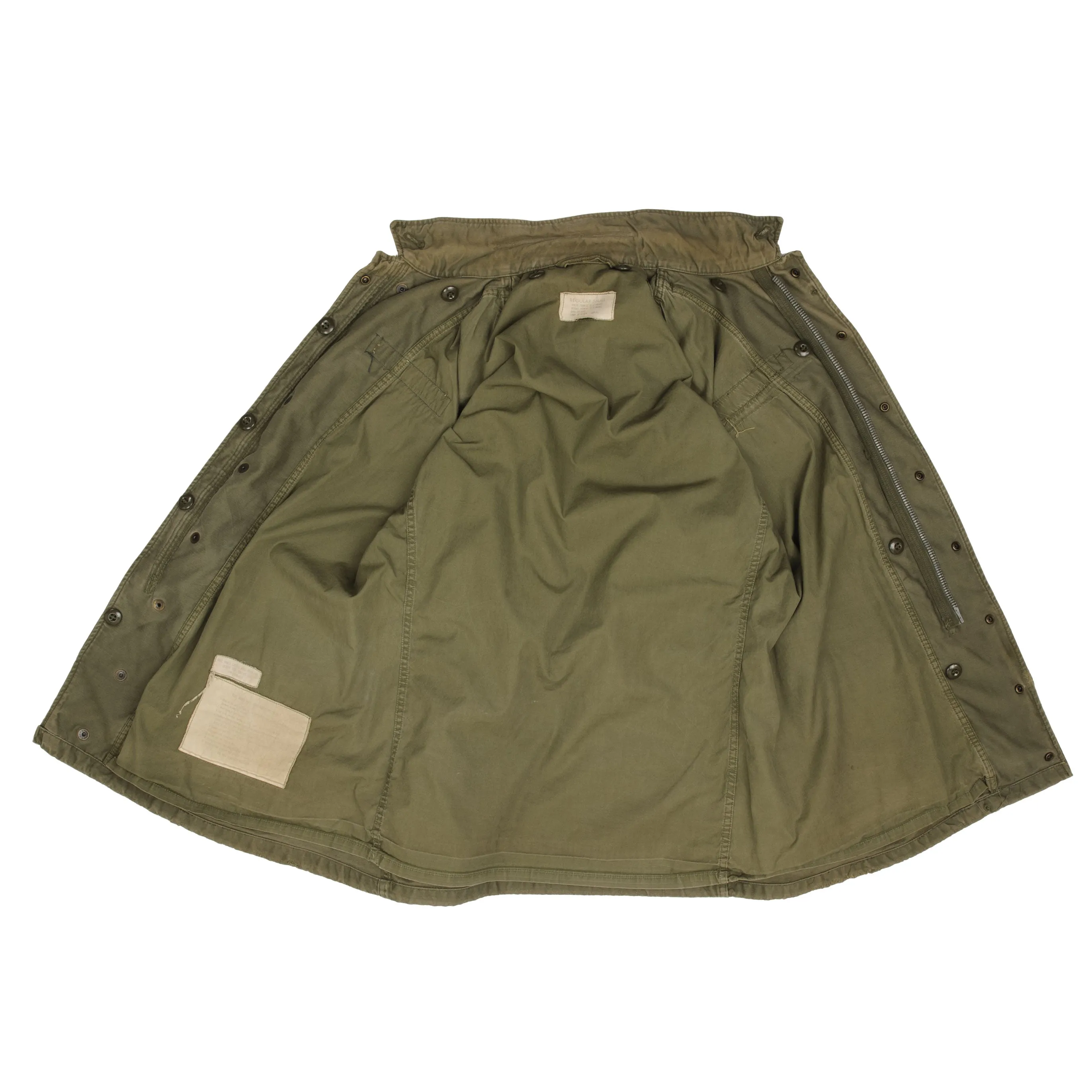 VINTAGE US ARMY M51 FIELD JACKET W PATCH 1963 VIETNAM WAR SIZE SMALL REGULAR