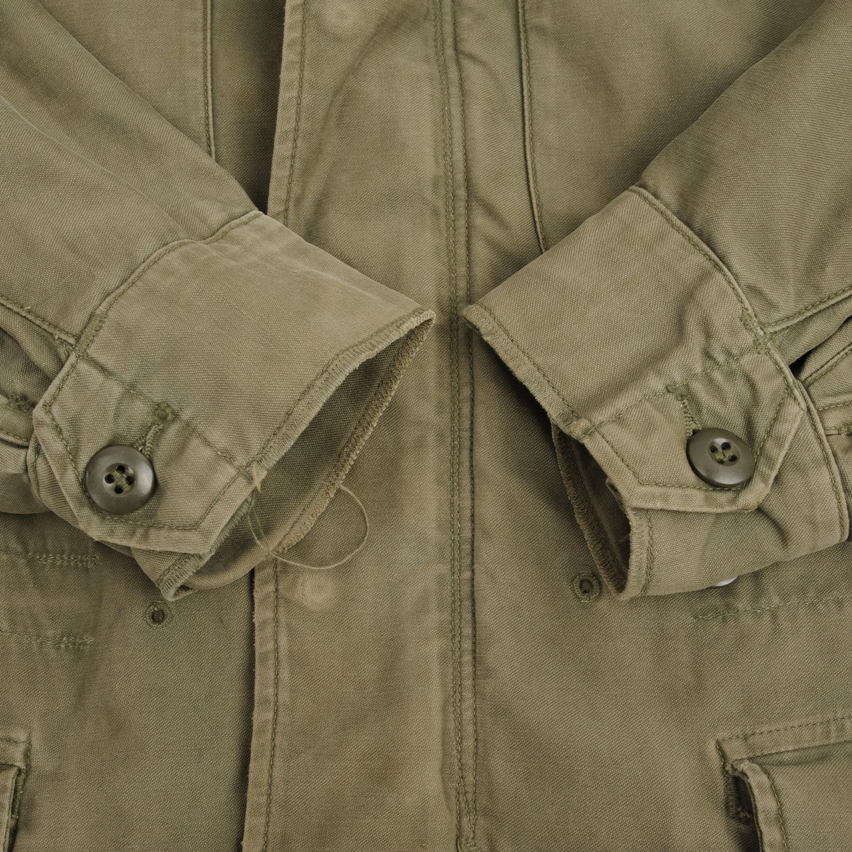 VINTAGE US ARMY M51 FIELD JACKET W PATCH 1963 VIETNAM WAR SIZE SMALL REGULAR