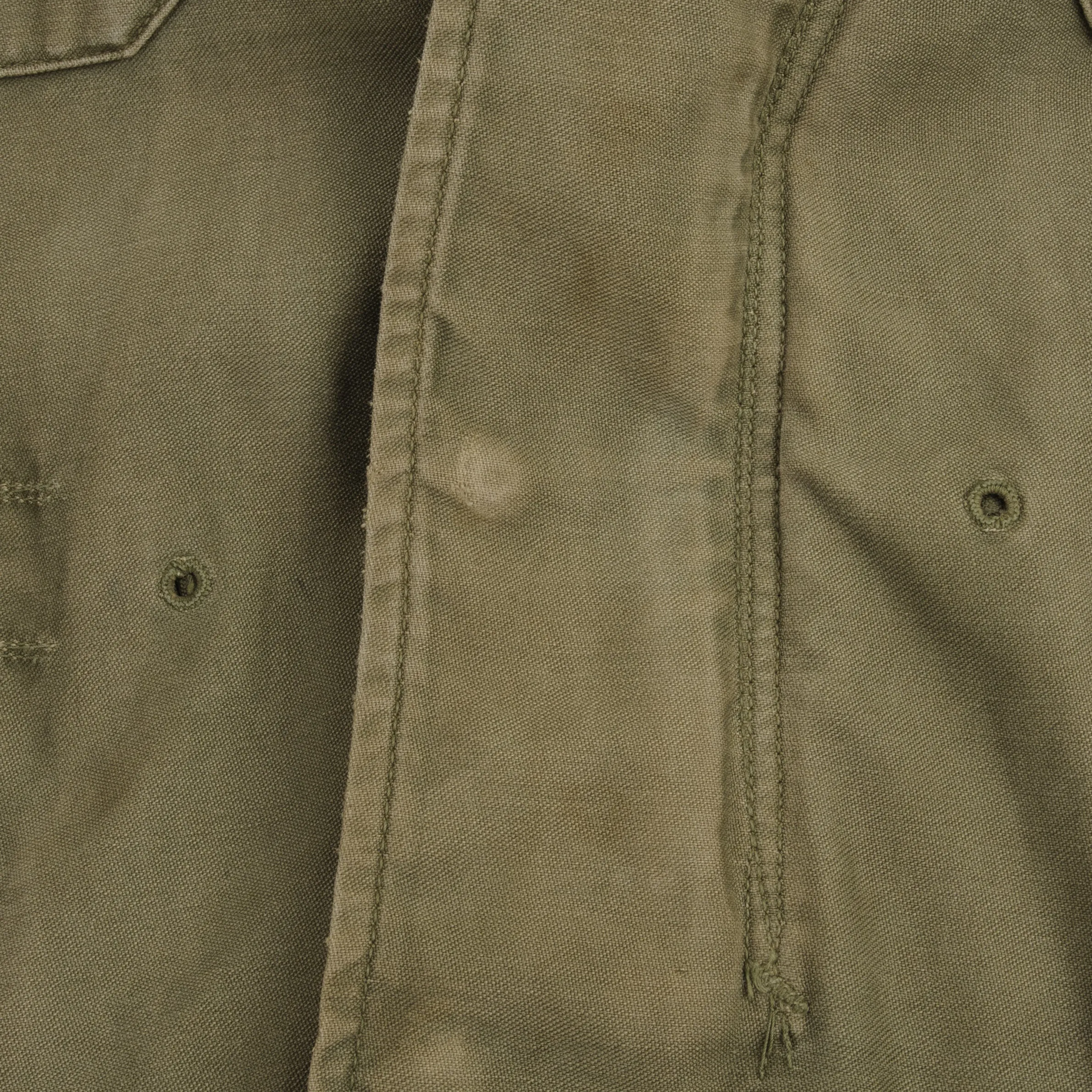 VINTAGE US ARMY M51 FIELD JACKET W PATCH 1963 VIETNAM WAR SIZE SMALL REGULAR